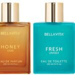 Bella Vita Luxury FRESH Unisex Eau De Toilette Honey Oud Unisex Eau De Parfum with Bergamot Patchouli VanillaPremium Long Lasting Sweet & Spicy Fragrance for Men & Women 100ML - Fast Shipping to USA & Canada