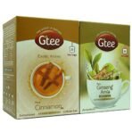 GTEE Green Tea Bags - Ginseng & Cinnamon Tea Bags, 25 Tea bags (Pack of 2) - Fast Shipping to USA & Canada - Image 3