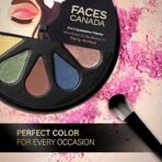 FACESCANADA 6 in 1 Eyeshadow Palette - Party Animal 04, 6g | Olive Butter & Macadamia Oil | Vibrant Colors | Highly Pigmented | Easily Blendable | Silky Satin Texture | No Crease | Cruelty-Free - Fast Shipping to USA & Canada - Image 7