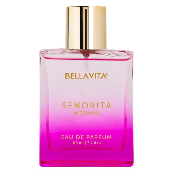Bella Vita Luxury Senorita Woman Eau De Parfum Perfume with Yuzu, Lotus, Magnolia, Musk|Premium, Long Lasting Floral, Fruity Fragrance for Women 100ML - Fast Shipping to USA & Canada