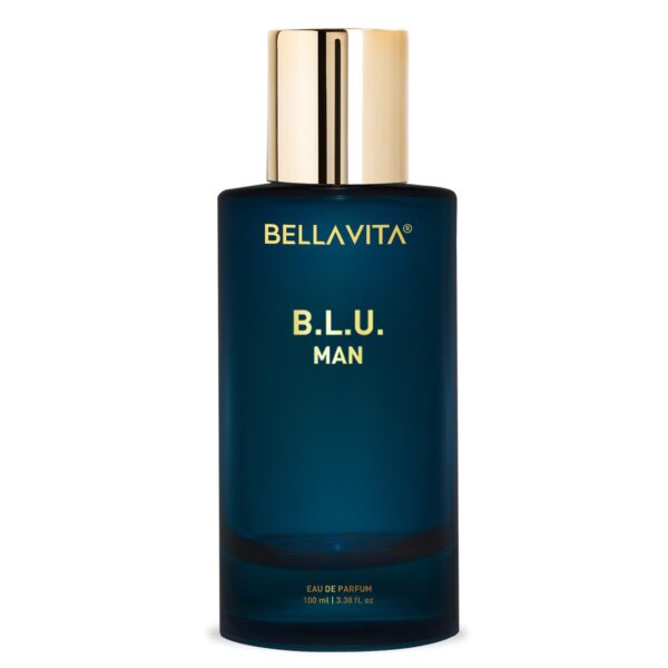 Bella Vita Luxury B.L.U Men Eau De Parfum Liquid Perfume With Lemon, Apple, Musk|Fresh, Refreshing, Energising Long Lasting Edp Fragrance Scent 100Ml - Fast Shipping to USA & Canada