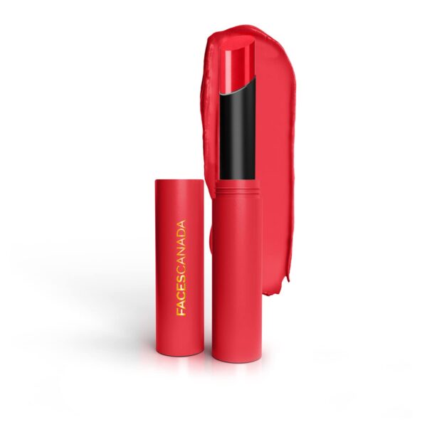 FACESCANADA Long Stay 3-In-1 Matte Lipstick - Showstopper Red 09, 2 Gm - Fast Shipping to USA & Canada