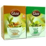 GTEE Green Tea Bags - Mint & Green Tea Bags - Cinnamon & Cardamom, 25 Tea bags (Pack of 2) - Fast Shipping to USA & Canada - Image 3