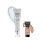 FACESCANADA Celeb Glow Kit Silver Full Coverage Strobe Cream (30Ml) + Caramel Natural All Day Hydra Matte Mini Foundation (15Ml) Makeup Kit For Women (Combo Pack Of 2) - Fast Shipping to USA & Canada