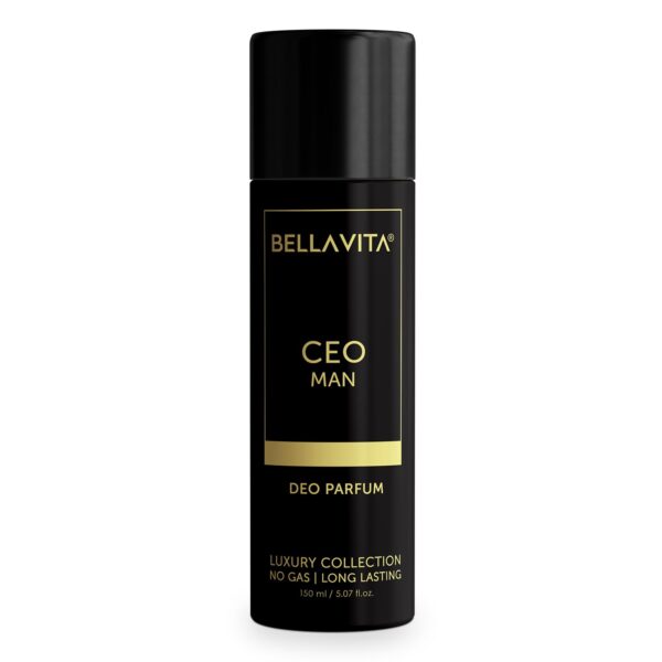 Bella Vita Luxury Ceo Man Body Parfum No Gas Spray Deodorant | Office Wear Body Parfum Deo For Men With Long Lasting Notes Of Tonka,Agarwood | Premium & Luxury Fragrance For Men | 150 Ml, 1 Count - Fast Shipping to USA & Canada