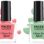 FACESCANADA Splash Nail Enamel, Ballerina 201, 8 Ml And Faces Splash Glossy Finish Nail Enamel, Linty 45, 8 Ml - Fast Shipping to USA & Canada