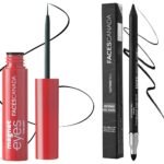 FACESCANADA Magneteyes Matte Pencil Eyeliner Black 01 3.5 Ml (Black) & Faces Canada Ultime Pro Intense Gel Kajal 1.2 G With Free Sharpener (Black) - Fast Shipping to USA & Canada