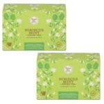 Mittal Teas, Hibiscus Mint Green Tea | 20 Eco-Friendly Pyramid Tea Bags | All Natural Organic Ingredients | Fresh Detox For Healthy Skin, 40 GM (Pack of 2) - Fast Shipping to USA & Canada