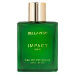 Bella Vita Luxury IMPACT MAN Eau De Cologne Perfume with Mandarin Orange, Patchouli, Cedar | Woody, Citrusy Long Lasting EDC Fragrance Scent for Men 100Ml - Fast Shipping to USA & Canada