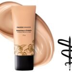 FACESCANADA Ultime Pro Intense Gel Matte Full Coverage Kajal With Smudger & Sharpener For All Skin Types - Black,1.2 G And Faces Canada Peaches N Cream Tinted Moisturizer - Light 01, 35 G, 2 Pcs - Fast Shipping to USA & Canada