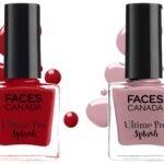 FACESCANADA Faces Splash Glossy Finish Nail Enamel, Floral Dream 56, 8 Ml & Faces Glossy Splash Nail Enamel, Maroon 401, 8 Ml - Fast Shipping to USA & Canada