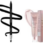 FACESCANADA Strobe Cream - Rose Gold, 30Ml And Facescanada Ultime Pro Intense Gel Kajal With Smudger & Sharpener - Black,1.2 G - Fast Shipping to USA & Canada