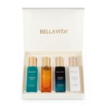 Bella Vita Luxury Unisex Eau De Parfum Gift Set 4 x 20ml for Men & Women with SKAI, FRESH, WHITEOUD, HONEY OUD Perfume|Long Lasting EDP Fragrance Scent - Fast Shipping to USA & Canada