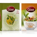 GTEE Tulsi Tea Bags & Green Tea Bags - Cinnamon & Cardamom, 25 Tea bags (Pack of 2) - Fast Shipping to USA & Canada