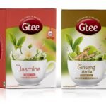 GTEE Green Tea Bags - Jasmine & Green Tea Bags - Ginseng, 25 Tea bags (Pack of 2) - Fast Shipping to USA & Canada