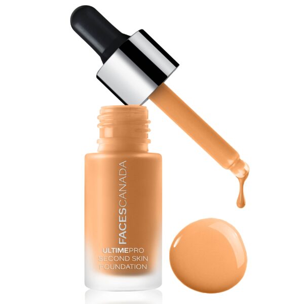 FACESCANADA Ultime Pro Second Skin Foundation - Honey Beige 031, 15ml | Lightweight Anti-Ageing Serum Foundation | 3X Lighter | Natural Matte Finish | Medium To High Coverage | SPF 15 | Non-Oily - Fast Shipping to USA & Canada