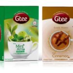 GTEE Green Tea Bags - Mint & Cinnamon Tea Bags, 25 Tea Bags (Pack of 2) - Fast Shipping to USA & Canada
