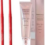 FACESCANADA Strobe Cream - Rose Gold, 30Ml And Facescanada Magneteyes Metallic Kajal Pencil - Black,0.35G (Pack Of 2) - Fast Shipping to USA & Canada