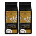 Seven Beans - URUBAGE South Indian Filter Coffee Powder - Coffee: 80%, Chicory: 20%,500 g (Dark Roast) (Pack of 2) - Fast Shipping to USA & Canada