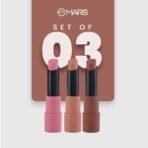 MARS PREMIUM Matte Box Set of 3 Lipsticks for Women | Long-Lasting | Smooth Finish | Moisturising | One Swipe Pigmentation (3x3.2 gm) (05-Blushed & Nudes)-SH7711 - Fast Shipping to USA & Canada - Image 7