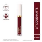 MyGlamm LIT Liquid Matte Lipstick - Kittenfish (Maroon Shade) | Long Lasting, Smudge Proof Matte Finish Liquid Lipstick With Moringa Oil (1.6ml) - Fast Shipping to USA & Canada - Image 3