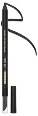 SWISS BEAUTY Select Single Swipe High Impact Kohl Cream Matte Kajal | With In-Built Smudger | 16-Hour Stay | Shade, 1.2G |, Black - Fast Shipping to USA & Canada - Image 2