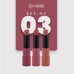 MARS Matte Box Set of 3 Lipsticks for Women | Long-Lasting | Smooth Finish | Moisturising | One Swipe Pigmentation | (3x3.2 gm) (02-Peaches & Nudes) - Fast Shipping to USA & Canada - Image 7
