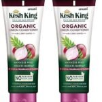 Kesh King Emami Organic Onion Conditioner With Curry Leaves For Hydrated And Nourished Hair For All Hair Types, 200 Millilitre - Unscented (Pack of 2) - Fast Shipping to USA & Canada