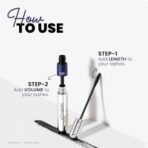 mars super premium Double Trouble Volumizing and Lengthening Mascara | 2-in-1 Mascara for Women | Long Lasting (15 ml) (Black)-SH7711 - Fast Shipping to USA & Canada - Image 6