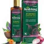 Kesh king Ayurvedic Onion Oil Non Sticky Anti Hair Fall Hair Growth Oil 200ml - Fast Shipping to USA & Canada