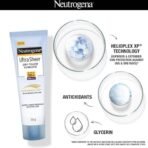 Neutrogena Ultra Sheer Sunscreen SPF 50+ | Broad Spectrum UVA/UVB | Blue light protect | No White Cast | Water resistant, Ultra light & Non sticky | Oily, Dry & Sensitive Skin | 30 g (Pack of 1) - Fast Shipping to USA & Canada - Image 7
