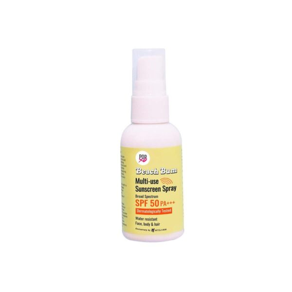 MyGlamm POPxo Beach Bum Ultra-Light Sunscreen Spray SPF 50-50gm - Fast Shipping to USA & Canada
