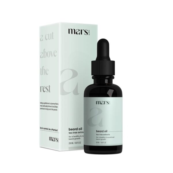 mars by GHC Beard Growth Oil For Men 50ml Hair Oil (50 ml) - Fast Shipping to USA & Canada