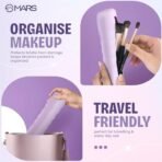 MARS Boring Silicone Brush Holder | Magnetic Anti-Fall Out | Ergonomic Grip | Portable & Travel Friendly | Soft Silicone Makeup Tools Organizer | Easy to Clean - Fast Shipping to USA & Canada - Image 5