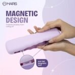 MARS Boring Silicone Brush Holder | Magnetic Anti-Fall Out | Ergonomic Grip | Portable & Travel Friendly | Soft Silicone Makeup Tools Organizer | Easy to Clean - Fast Shipping to USA & Canada - Image 6
