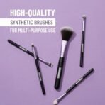 Swiss Beauty Makeup Brushes Set, Makeup Accessory, Purple, 100G - Fast Shipping to USA & Canada - Image 5