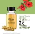 Kesh King Organics Hair Fall Control Oil Shots, Ashwagandha and Hibiscus Oil for Hair Growth & Hydration, Natural & Ayurvedic ? 48ml (6ml x 8 vials) - Fast Shipping to USA & Canada - Image 3