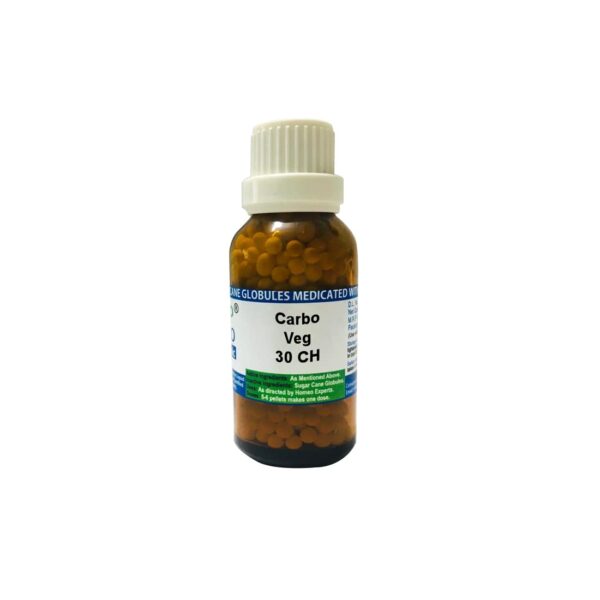 Shophomeo Carbo Veg 30CH || Homeopathic Diluted Globules, 30 Grams