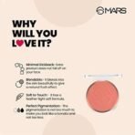 MARS Flush of Love Face Blusher for Face Makeup | Matte Finish, Highly Pigmented & Lightweight | Easy to Blend with Natural Finish (8.0 gm) (Shade-06) - Fast Shipping to USA & Canada - Image 3