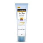 Neutrogena Ultra Sheer Sunscreen SPF 50+ | Broad Spectrum UVA/UVB | Blue light protect | No White Cast | Water resistant, Ultra light & Non sticky | Oily, Dry & Sensitive Skin | 30 g (Pack of 1) - Fast Shipping to USA & Canada
