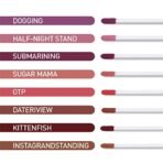 MyGlamm LIT Liquid Matte Lipstick-Daterview (Plum)-3 ml | With Moringa Oil | 12HR Long-lasting Lipstick | Cruelty-Free Matte Lipstick - Fast Shipping to USA & Canada - Image 7