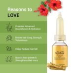 Kesh King Organics Hair Fall Control Oil Shots, Ashwagandha and Hibiscus Oil for Hair Growth & Hydration, Natural & Ayurvedic ? 48ml (6ml x 8 vials) - Fast Shipping to USA & Canada - Image 4