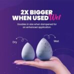 MARS Microfiber Velvet Beauty Blender for makeup | Less Wet & Dry Product Absorption | Premium Makeup Blender Sponge | Super Soft Velvety Texture | Latex Free | Skin Friendly - Fast Shipping to USA & Canada - Image 5