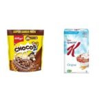 Kellogg's Combo, Kellogg's Chocos, High in Protein, B Vitamins, Calcium And Iron, 1.2kg Pack and Kellogg's Special K Original, Breakfast Cereals, 900g - Fast Shipping to USA & Canada - Image 2