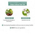 mars by GHC Jojoba Oil With Brahmi, Tea Tree, Bhringraj, Onion Seed, Fenugreek & 15 Other Natural Oils & Extracts - Thick, Shiny & Strong Hair Growth Hair Oil (200 ml) - Fast Shipping to USA & Canada - Image 6