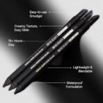 SWISS BEAUTY Select Single Swipe High Impact Kohl Cream Matte Kajal | With In-Built Smudger | 16-Hour Stay | Shade, 1.2G |, Black - Fast Shipping to USA & Canada - Image 4