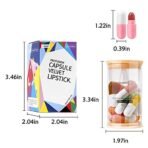 HUDA GIRL BEAUTY Velvety Waterproof Long Lasting Capsule Matte Mini Lipstick Set of 16 Multicolor Lipsticks for Women - Fast Shipping to USA & Canada - Image 5