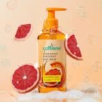 mCaffeine Glow Boost Grapefruit Body Wash | Fruity Grapefruit Aroma | Vitamin C Rich & 5% Glycerine | Deep Cleanse, Detan for Soft & Smooth Skin | Fragrance Shower Gel for All Skin Types- 300 ml - Fast Shipping to USA & Canada - Image 3