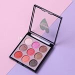 Huda Girl Beauty Professional Ultimate 9 Shade Crystal Diamond Cute Heart Eyeshadow Palette (Shade 02), Shimmery,Semi-Matte & Matte Finish - Fast Shipping to USA & Canada