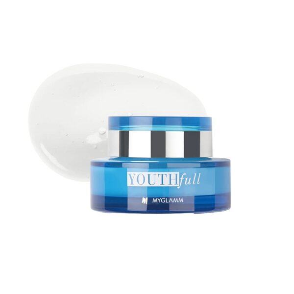 MyGlamm YOUTHfull Hydrating Moisturising Gel With Water Bank Technology, 50 gm | Lightweight & Non-Sticky | Marine Soothing & Hydrating Moisturising Gel for dry skin - Fast Shipping to USA & Canada